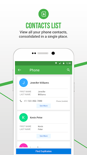 Duplicate Contacts Fixer ekran görüntüsü
