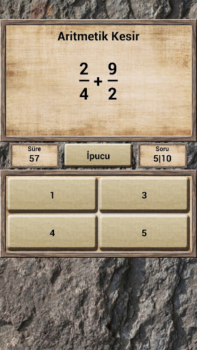 Matematik - quiz oyunu ekran görüntüsü