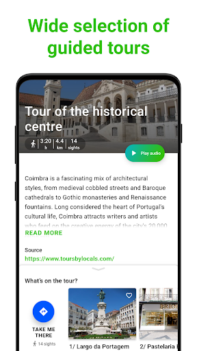 Coimbra Tour Guide:SmartGuide ekran görüntüsü