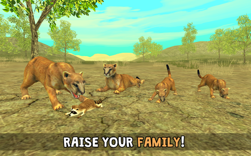 Wild Cougar Sim 3D ekran görüntüsü