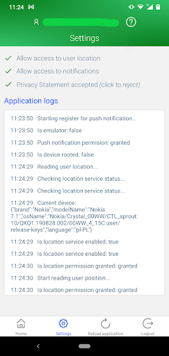 Nokia RAS Geolocation ekran görüntüsü