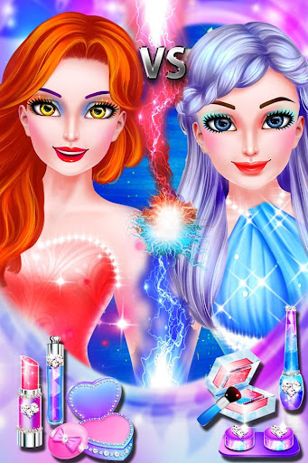Ice VS Fire Princess Makeup ekran görüntüsü