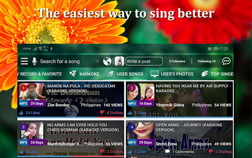 Karaoke söyle ve kaydet ekran görüntüsü