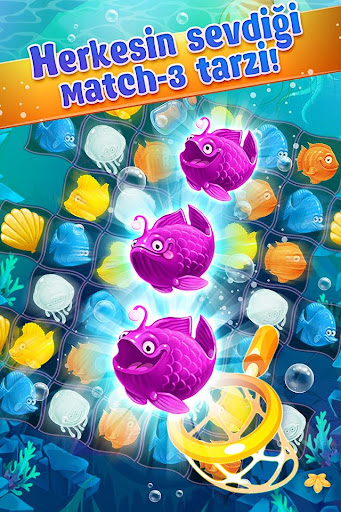 Mermaid puzzle match-3 hazine ekran görüntüsü