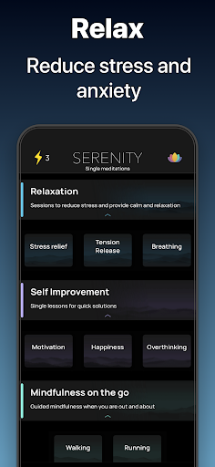Serenity: Guided Meditation ekran görüntüsü
