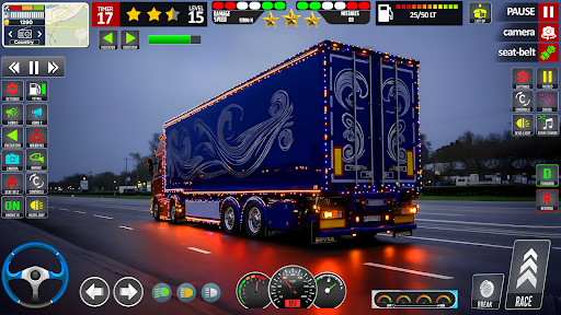 Truck Driving Offline Games 3d ekran görüntüsü