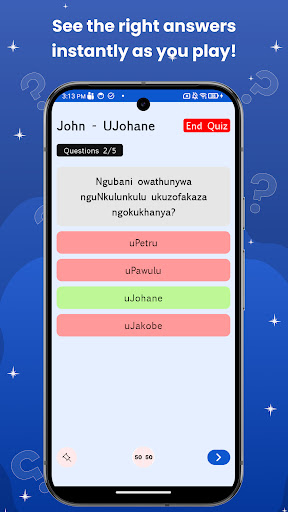 Zulu Bible Quiz ekran görüntüsü