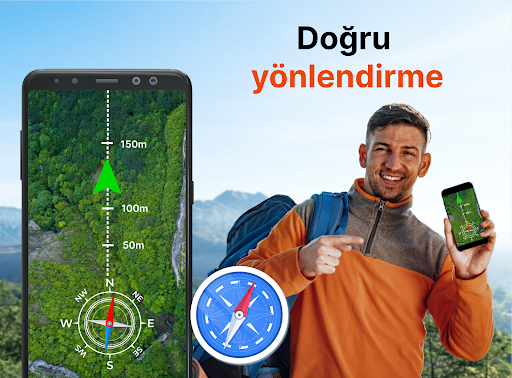 Kabe Pusula, Kible Pusulasi ekran görüntüsü