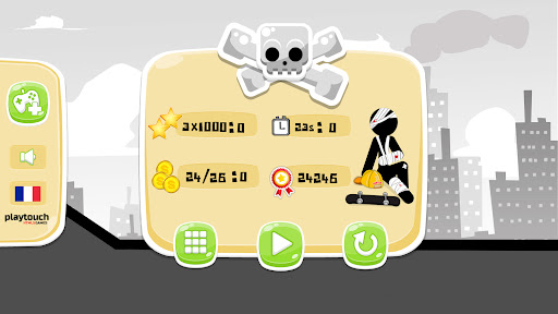 Stickman Skate : 360 Epic City ekran görüntüsü