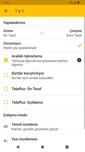 Flashcard Oluşturucu ekran görüntüsü