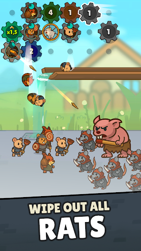 Underbite: Rat Rumble Idle War ekran görüntüsü