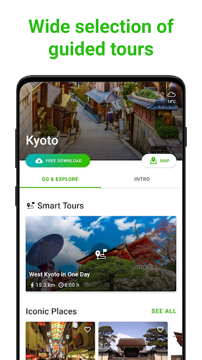 Kyoto Tour Guide:SmartGuide ekran görüntüsü