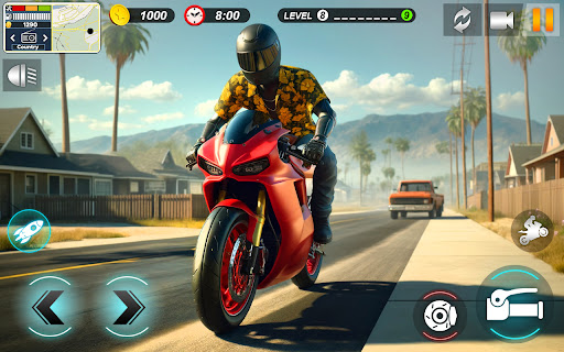 Moto Bike Racing Bike Game 3D ekran görüntüsü