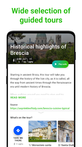 Brescia Tour Guide:SmartGuide ekran görüntüsü
