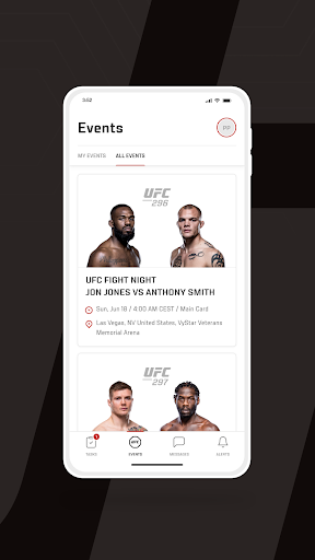 UFC Staff ekran görüntüsü