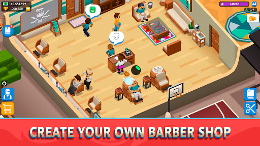 Idle Barber Shop Tycoon - Game ekran görüntüsü
