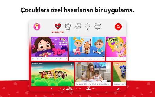 YouTube Kids ekran görüntüsü