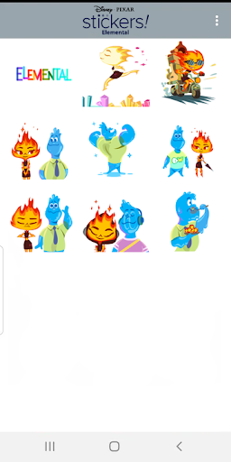 Pixar Stickers: Elemental ekran görüntüsü