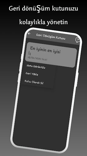 Günlük Notlar ekran görüntüsü