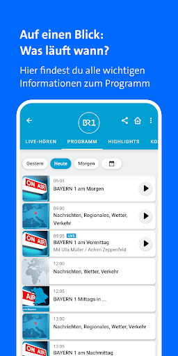 BR Radio ekran görüntüsü