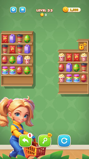 Shopping Sort - Color Puzzle ekran görüntüsü