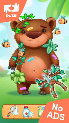 Jungle Animal Kids Care Games ekran görüntüsü