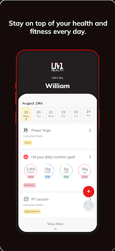 LIV1 Health ekran görüntüsü