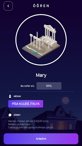 SpyFall: Casusu Bul ekran görüntüsü