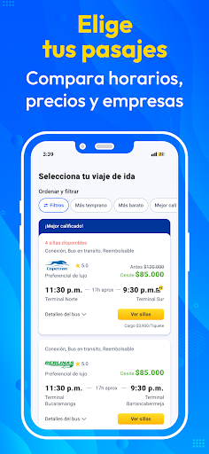 Pinbus: Compra Pasajes de Bus ekran görüntüsü