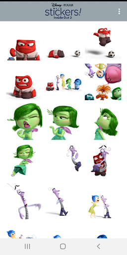 Pixar Stickers: Inside Out 2 ekran görüntüsü