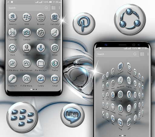 Glossy Launcher Theme ekran görüntüsü