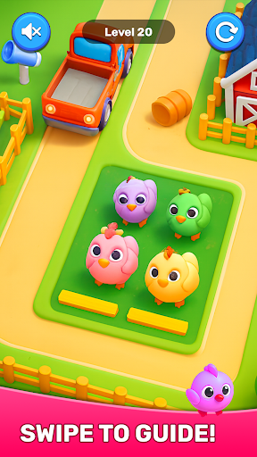 Chicken Route Puzzle ekran görüntüsü