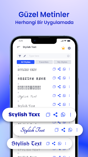 Stylish Text: Yazı Tipi Stili ekran görüntüsü