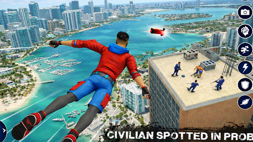 Spider Rope Hero: City Rescue ekran görüntüsü