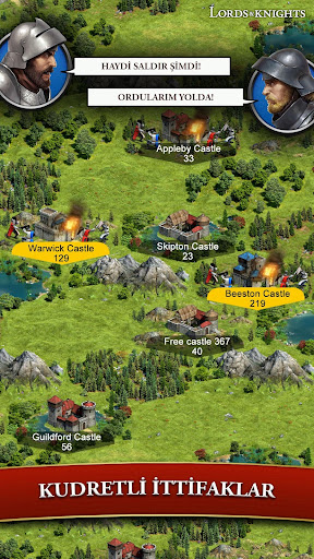 Lords & Knights - Orta Cağ MMO ekran görüntüsü