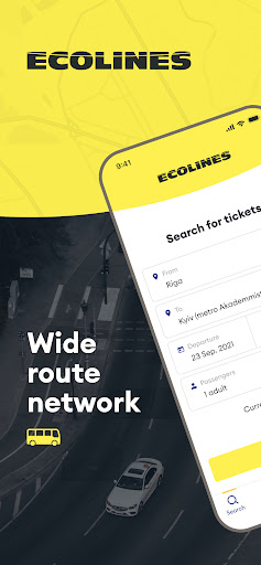 ECOLINES - bus tickets ekran görüntüsü