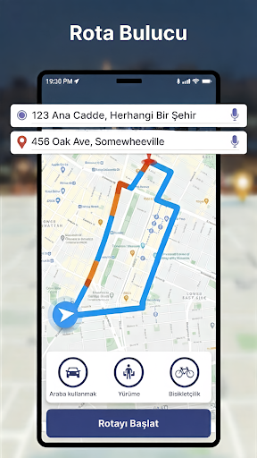 GPS Navigasyon & Rota Bulucu ekran görüntüsü