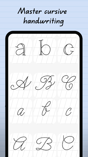 Cursive Handwriting Practice ekran görüntüsü