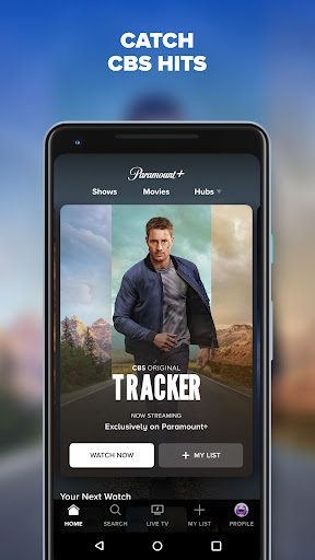 Paramount+ ekran görüntüsü