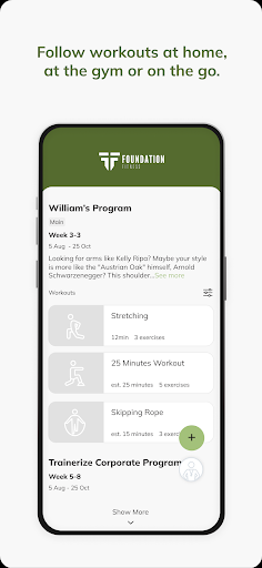Foundation Fitness Coaching ekran görüntüsü