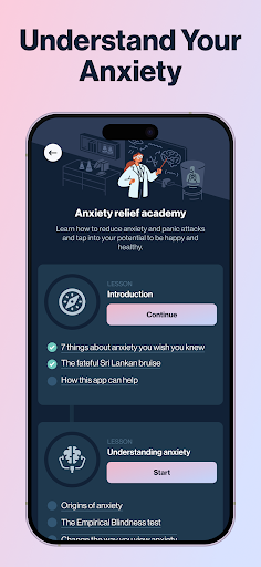 Anxiety & Panic Relief: Calmer ekran görüntüsü