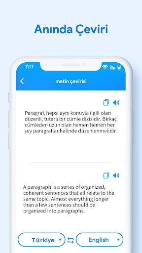 XTranslate - Ses, Resim, PDF ekran görüntüsü