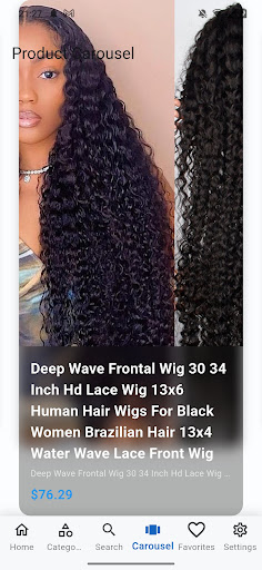 Human Hair & Lace Wigs Shop ekran görüntüsü