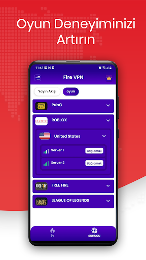 Fire VPN - Vpn Proxy Browser ekran görüntüsü
