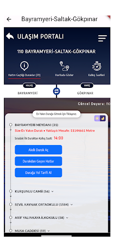 Denizli Büyükşehir Belediyesi ekran görüntüsü
