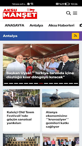 Aksu Manşet ekran görüntüsü