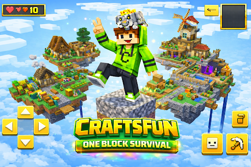 Craftsfun : One Block Survival ekran görüntüsü
