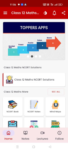Class 12 Maths NCERT Solutions ekran görüntüsü