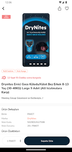 Bebek Bezi Burada ekran görüntüsü