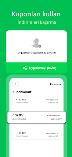 Taksicim ekran görüntüsü